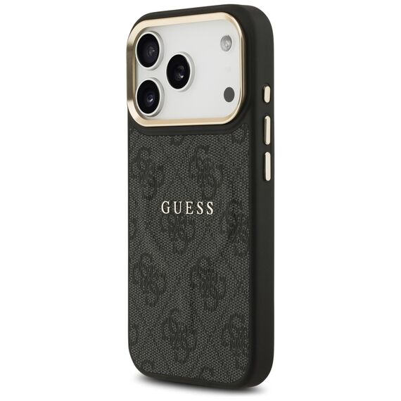 Guess 4G PU Classic Logo MagSafe case for iPhone 17 Pro - black | Techbox