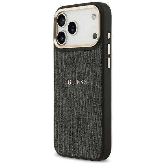 Guess 4G PU Classic Logo MagSafe case for iPhone 17 Pro Max - black | Techbox