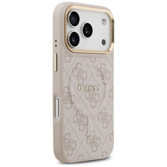Guess 4G PU Classic Logo MagSafe Case for iPhone 17 Pro - Pink | Techbox