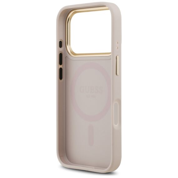 Guess 4G PU Classic Logo MagSafe Case for iPhone 17 Pro - Pink | Techbox