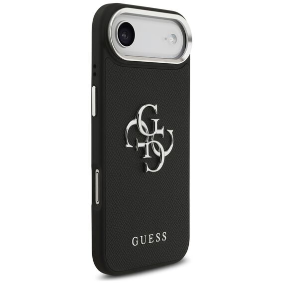 Guess Grained Big 4G Classic Logo case for iPhone 17 Air - black | Techbox