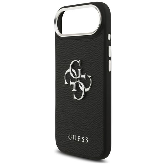 Guess Grained Big 4G Classic Logo case for iPhone 17 Air - black | Techbox