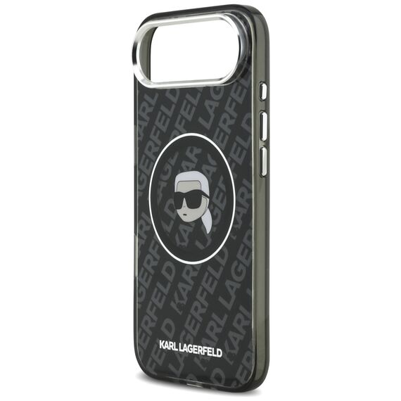 Karl Lagerfeld IML Karl Head Logo MagSafe Case for iPhone 17 Air - Black | Techbox
