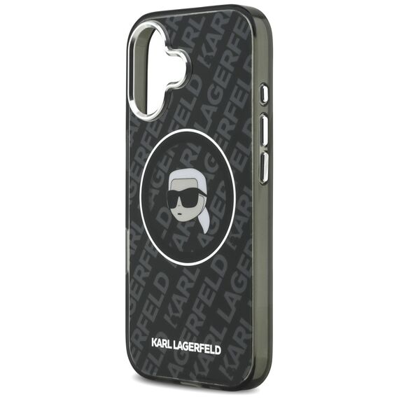 Karl Lagerfeld IML Karl Head Logo MagSafe Case for iPhone 17 - Black | Techbox