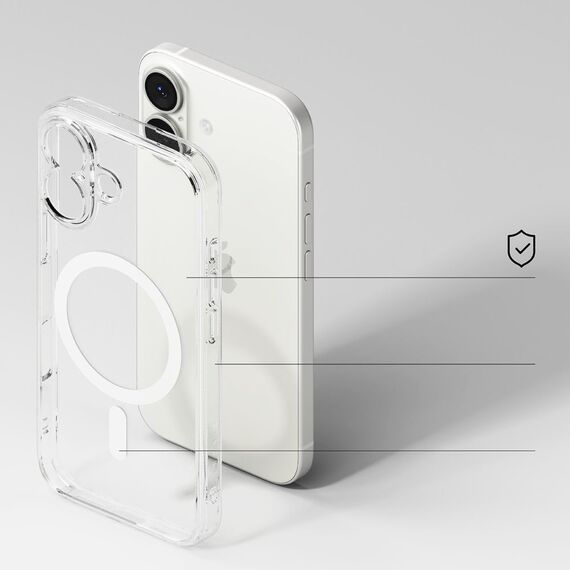 Ringke Fusion Magnetic MagSafe Case for iPhone 17 - Clear | Techbox