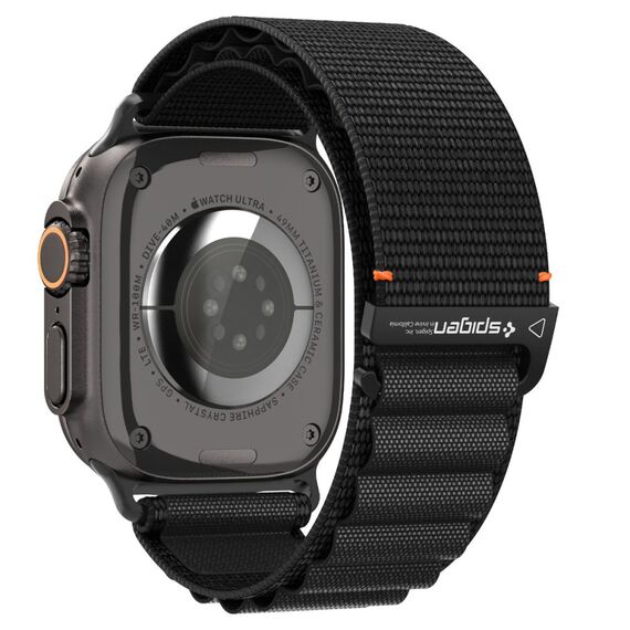 Strap Spigen WBF1 Strap for Apple Watch 44 / 45 / 46 / 49 mm - Black - Accessories - Smartwatches & Accessories - Techbox
