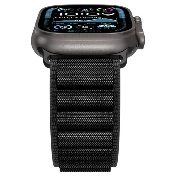 Strap Spigen WBF1 Strap for Apple Watch 44 / 45 / 46 / 49 mm - Black - Accessories - Smartwatches & Accessories - Techbox