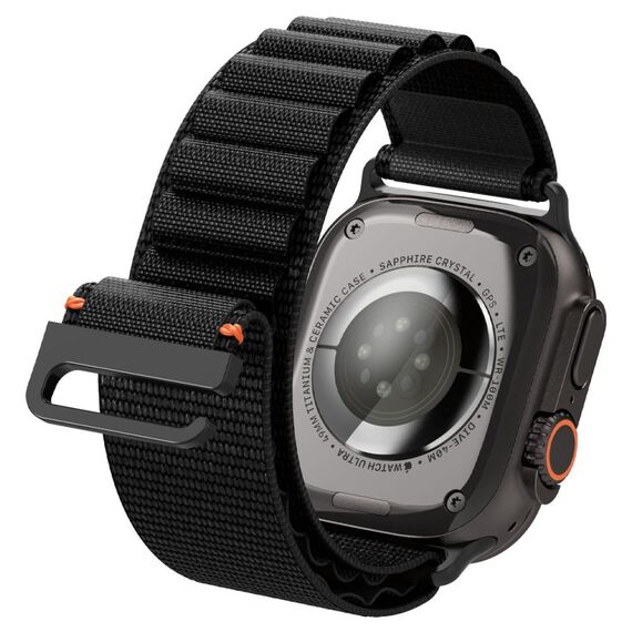 Strap Spigen WBF1 Strap for Apple Watch 44 / 45 / 46 / 49 mm - Black - Accessories - Smartwatches & Accessories - Techbox