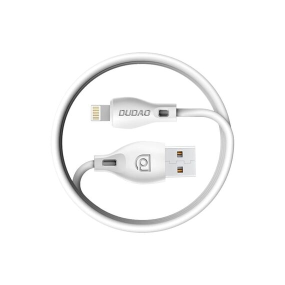 Dudao USB / Lightning cable 2.4A 1m white (L4L 1m white) - Cables & Adapters - Cables & Accessories - Techbox