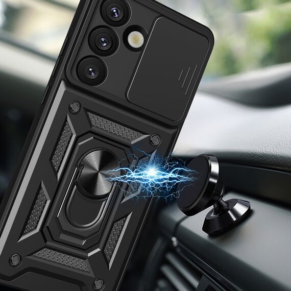 Hybrid Armor Camshield Case for Sasung Galaxy S26 - Black - Uncategorized Cases (2) - Cases - Techbox