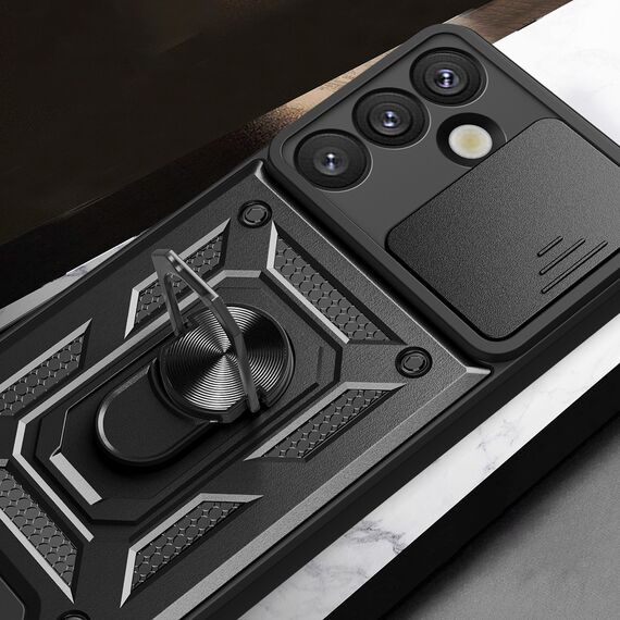 Hybrid Armor Camshield Case for Sasung Galaxy S26 - Black - Uncategorized Cases (2) - Cases - Techbox
