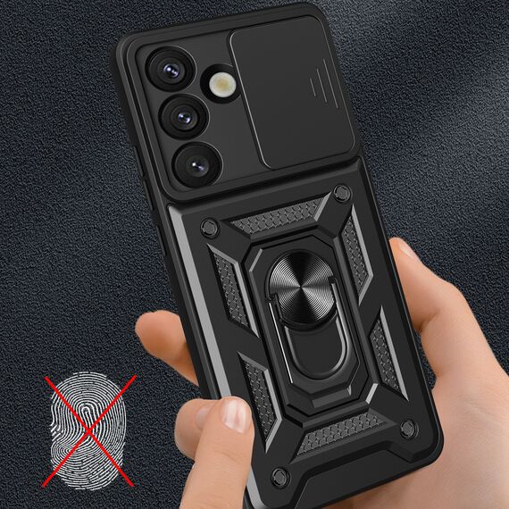 Hybrid Armor Camshield Case for Sasung Galaxy S26 Plus - Black - Uncategorized Cases (2) - Cases - Techbox