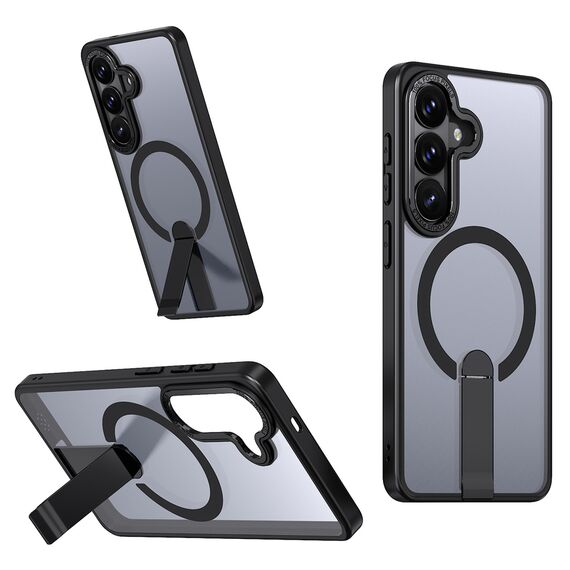 Hybrid Armor X Case for Samsung Galaxy S26 with Stand, Compatible with MagSafe - Black | Techbox