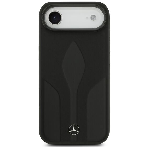 Mercedes Leather The Move MagSafe case for iPhone 17 Air - black - Uncategorized Cases (2) - Cases - Techbox