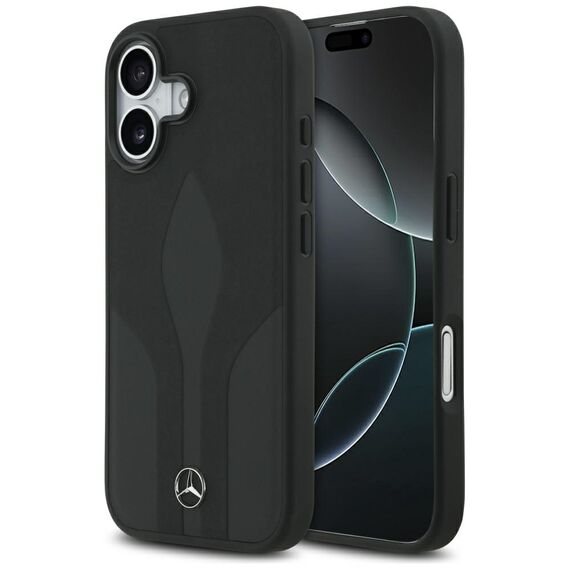 Mercedes Leather The Move MagSafe case for iPhone 17 - black | Techbox