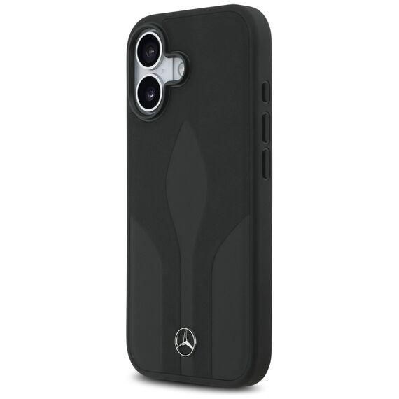 Mercedes Leather The Move MagSafe case for iPhone 17 - black | Techbox