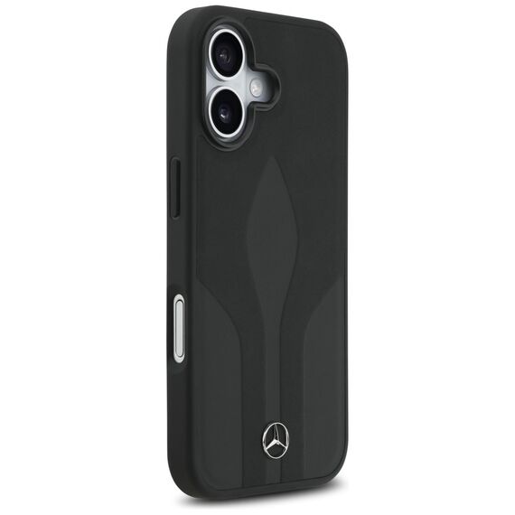 Mercedes Leather The Move MagSafe case for iPhone 17 - black | Techbox