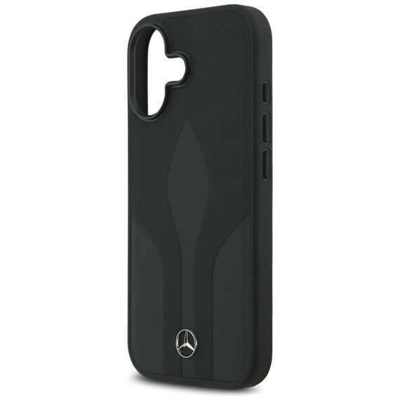 Mercedes Leather The Move MagSafe case for iPhone 17 - black | Techbox