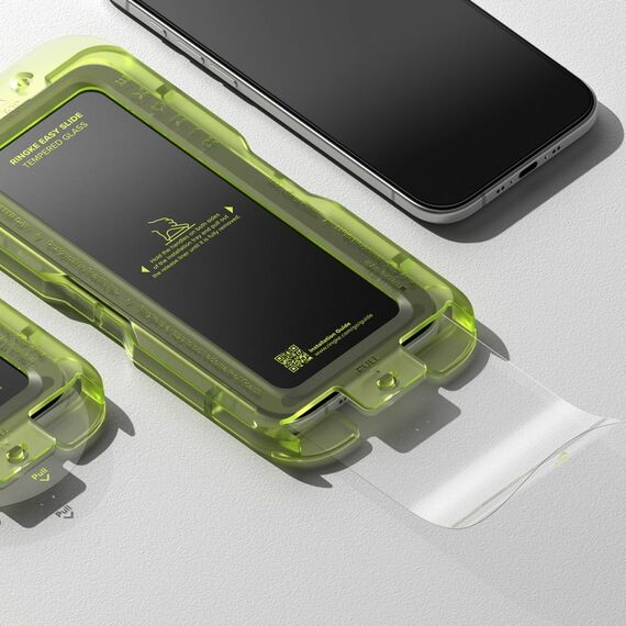 Ringke Easy Slide 2-pack tempered glass for iPhone 17 Air - black | Techbox