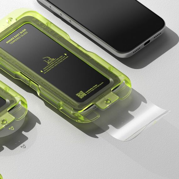 Ringke Easy Slide 2-pack tempered glass for iPhone 17 Pro - black | Techbox