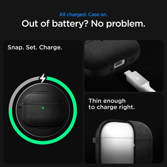 Spigen Urban Fit Case for AirPods 3 - Black - Smartphone Accessories - Cables & Accessories - Techbox
