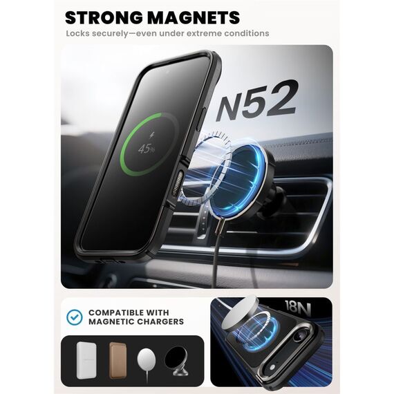 Supcase IBLSN Ares Flip Mag MagSafe Case for iPhone 17 Air - Black | Techbox