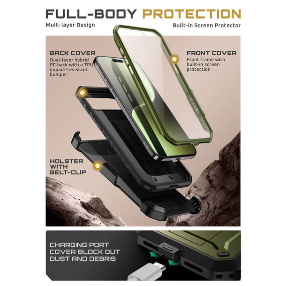 Supcase UB Pro Case for iPhone 17 Air - Green | Techbox