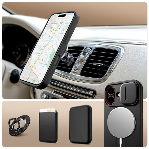 Tech-Protect Kevlar Aura MagSafe Case for iPhone 17 - Black | Techbox