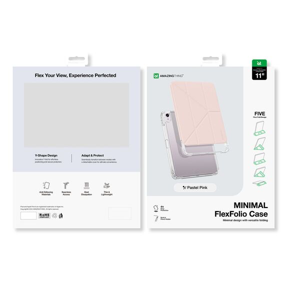 AmazingThing Minimal Case for iPad Air M3 11" - Pink