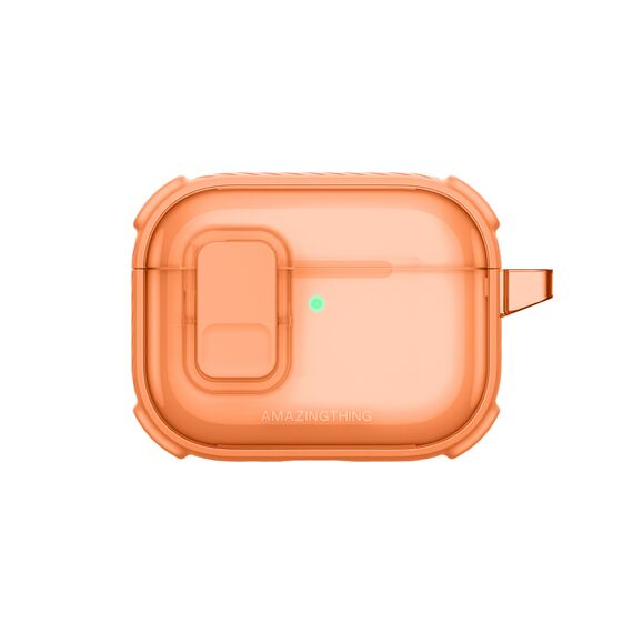 AmazingThing Titan Pro Mag Case Clear for AirPods Pro 3 - Orange | Techbox