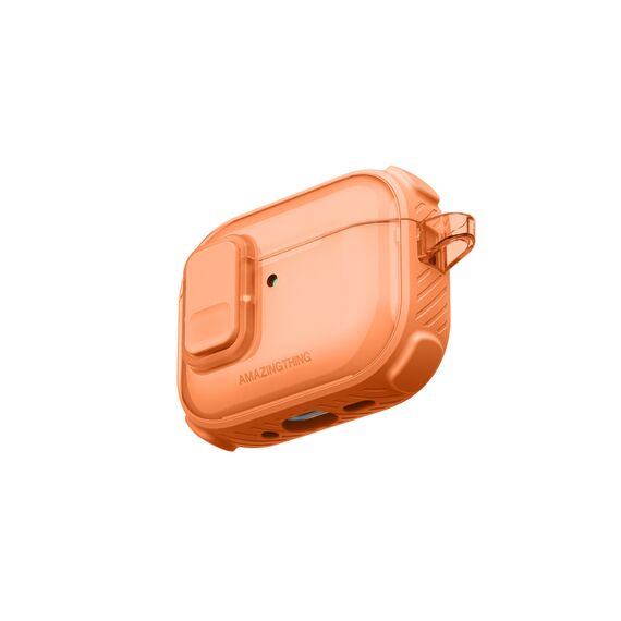 AmazingThing Titan Pro Mag Case Clear for AirPods Pro 3 - Orange | Techbox