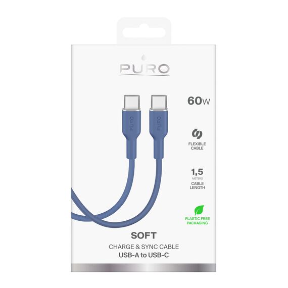 Puro Cable "ICON" from USB-C to USB-C, 1.5m