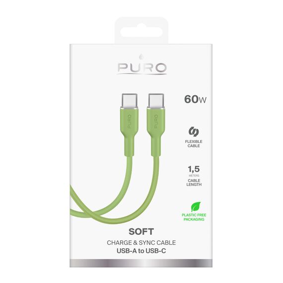 Puro Cable "ICON" from USB-C to USB-C, 1.5m