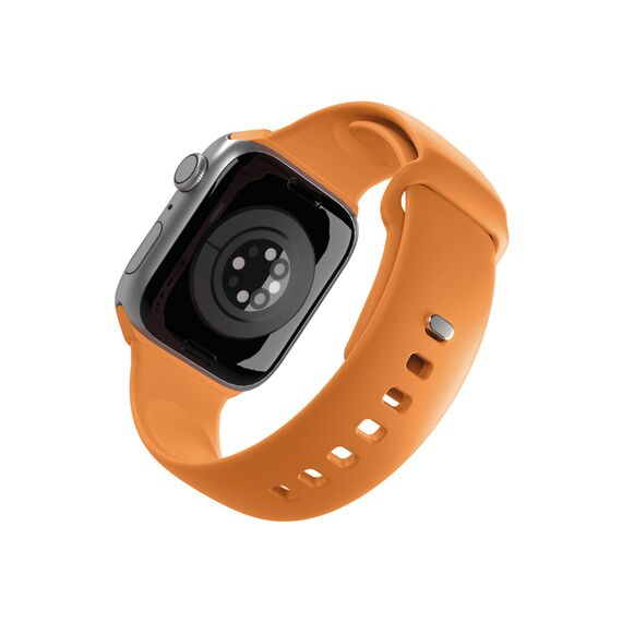 Puro Icon Silicone Strap for Apple Watch 44 / 45 / 46 / 49 mm - Orange - Accessories - Smartwatches & Accessories - Techbox