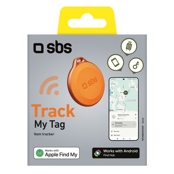 SBS Track My Tag universal tracker - orange | Techbox