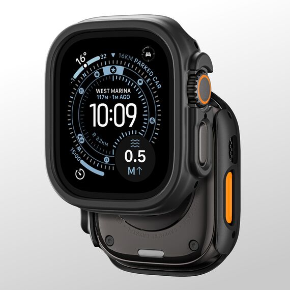AmazingThing Minimal Protective Case for Apple Watch UItra 3 49mm - Black - Accessories - Smartwatches & Accessories - Techbox
