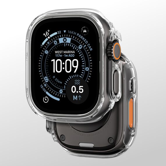 AmazingThing Minimal Protective Case for Apple Watch UItra 3 49mm - Transparent | Techbox