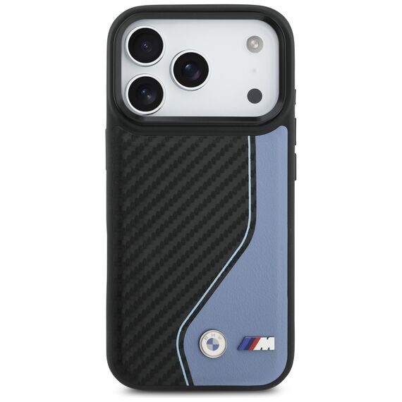 BMW M Carbon Logo MagSafe Case for iPhone 17 Pro - Blue | Techbox