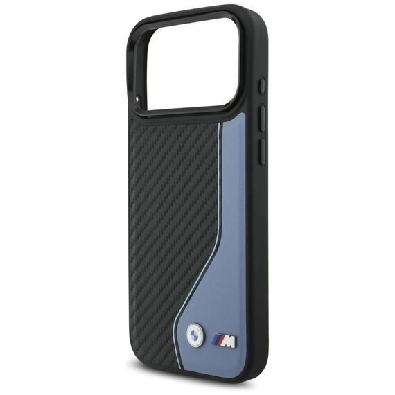 BMW M Carbon Logo MagSafe Case for iPhone 17 Pro Max - Blue | Techbox