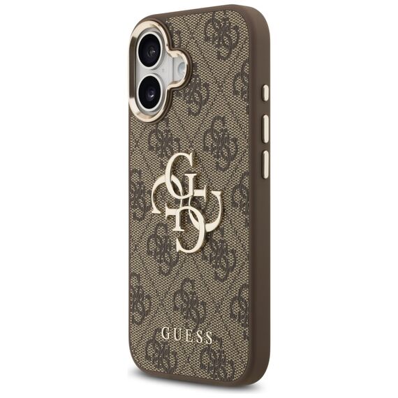 Guess 4G Big 4G Classic Logo Case for iPhone 17 - Brown and Gold - Uncategorized Cases (2) - Cases - Techbox