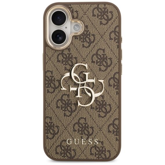 Guess 4G Big 4G Classic Logo Case for iPhone 17 - Brown and Gold - Uncategorized Cases (2) - Cases - Techbox