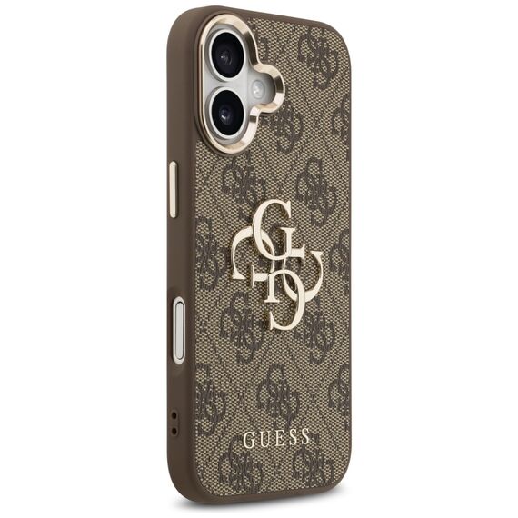 Guess 4G Big 4G Classic Logo Case for iPhone 17 - Brown and Gold - Uncategorized Cases (2) - Cases - Techbox