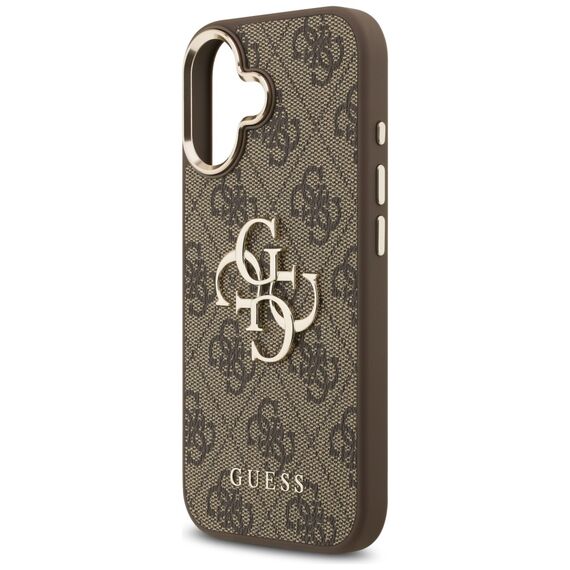 Guess 4G Big 4G Classic Logo Case for iPhone 17 - Brown and Gold - Uncategorized Cases (2) - Cases - Techbox