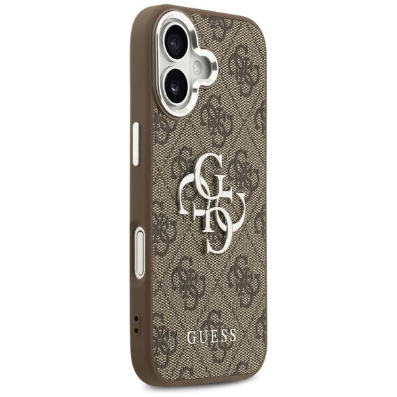 Guess 4G Big 4G Classic Logo case for iPhone 17 - brown and silver | Techbox