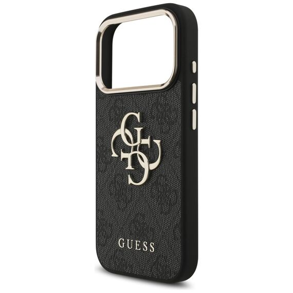 Guess 4G Big 4G Classic Logo Case for iPhone 17 Pro - Black and Gold | Techbox