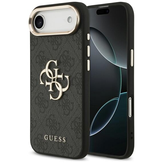 Guess 4G Big 4G Classic Logo Case for iPhone Air - Black and Gold | Techbox