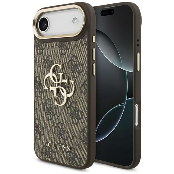 Guess 4G Big 4G Classic Logo Case for iPhone Air - Brown and Gold | Techbox