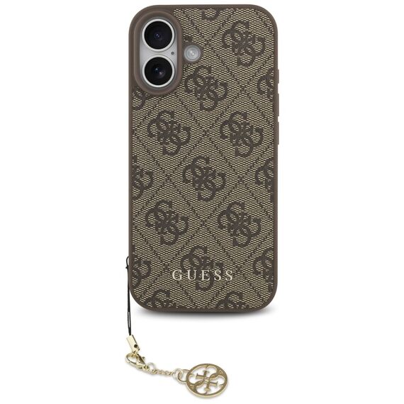 Guess 4G Charms Collection MagSafe case for iPhone 17 - brown | Techbox