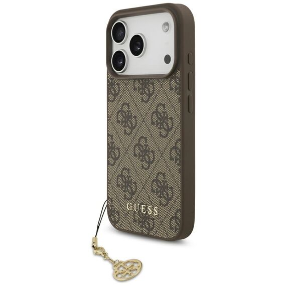 Guess 4G Charms Collection MagSafe case for iPhone 17 Pro - brown | Techbox