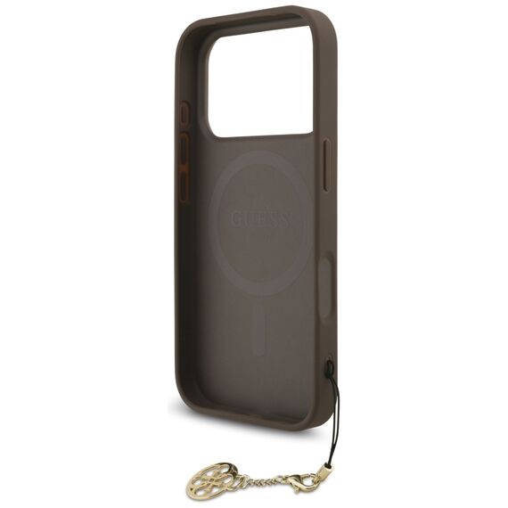 Guess 4G Charms Collection MagSafe case for iPhone 17 Pro - brown | Techbox